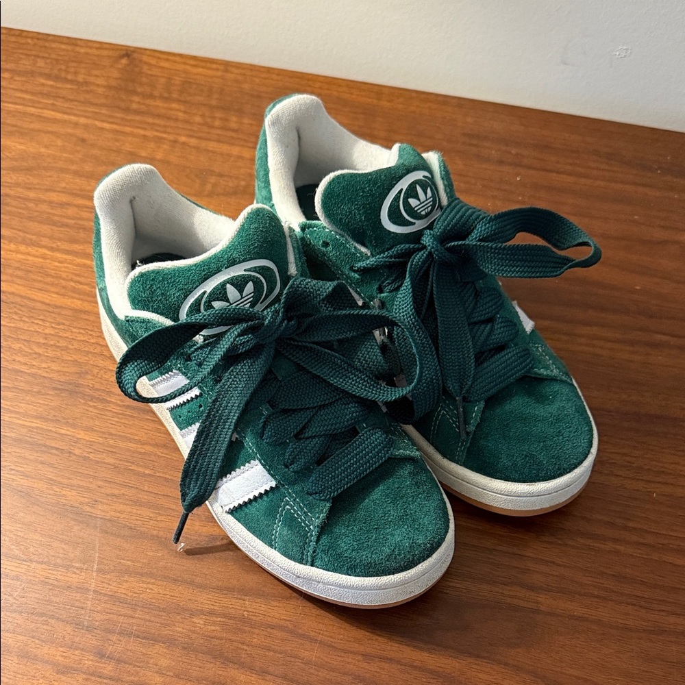 Adidas Campus 00s Dark Green Cloud White W6